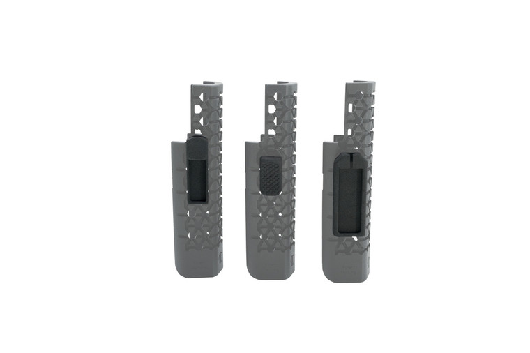 Heat Shield and Surefire Labyrinth Switch Mount, Streamlight Labyrinth Switch Mount, and Labyrinth Thumb Rest.