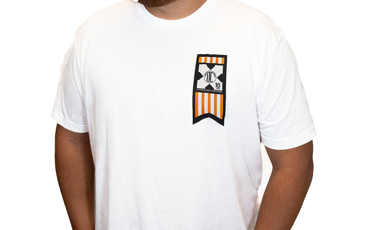 10th Anniversary LTT Shirt White Front